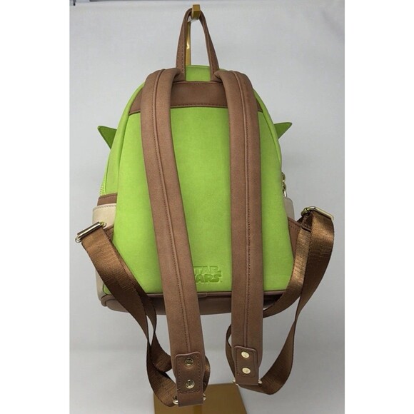 Loungefly Star Wars Yoda Cosplay Mini Backpack Green Retired EUC main image 6